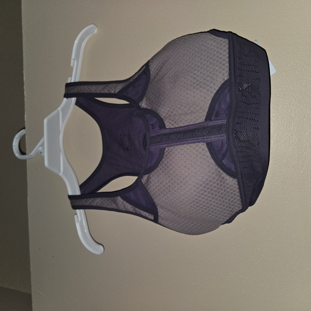 Women's Purple Mesh Bralette